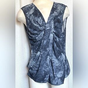 Michael Michael Kors blue tie dye top